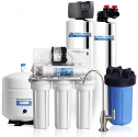 APEC Water Systems TO-SOLUTION-IRON15 Whole House Iron and Hydrogen Sulfide Removal Water Filter, Salt Free Water Softener & Reverse Osmosis Drinking Water Filtration Systems for 3-4 Bathrooms