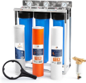 Aquaboon 3-Stage Whole House Water Filter System with Prefilter & 20×4.5 Water Filters