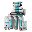 NU Aqua 7-Stage Alkaline & UV Under Sink Reverse Osmosis Water Filter System